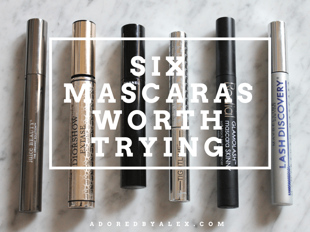 My favorite mascara brands - Adored by Alex