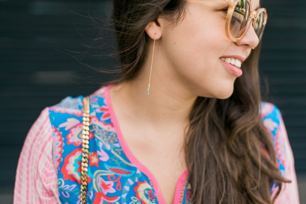 Gorjana Lagoon Threader earrings