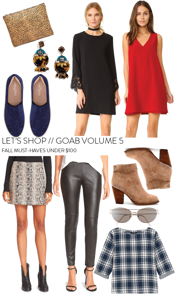 Fall must haves under $100 - girl on a budget shopping
