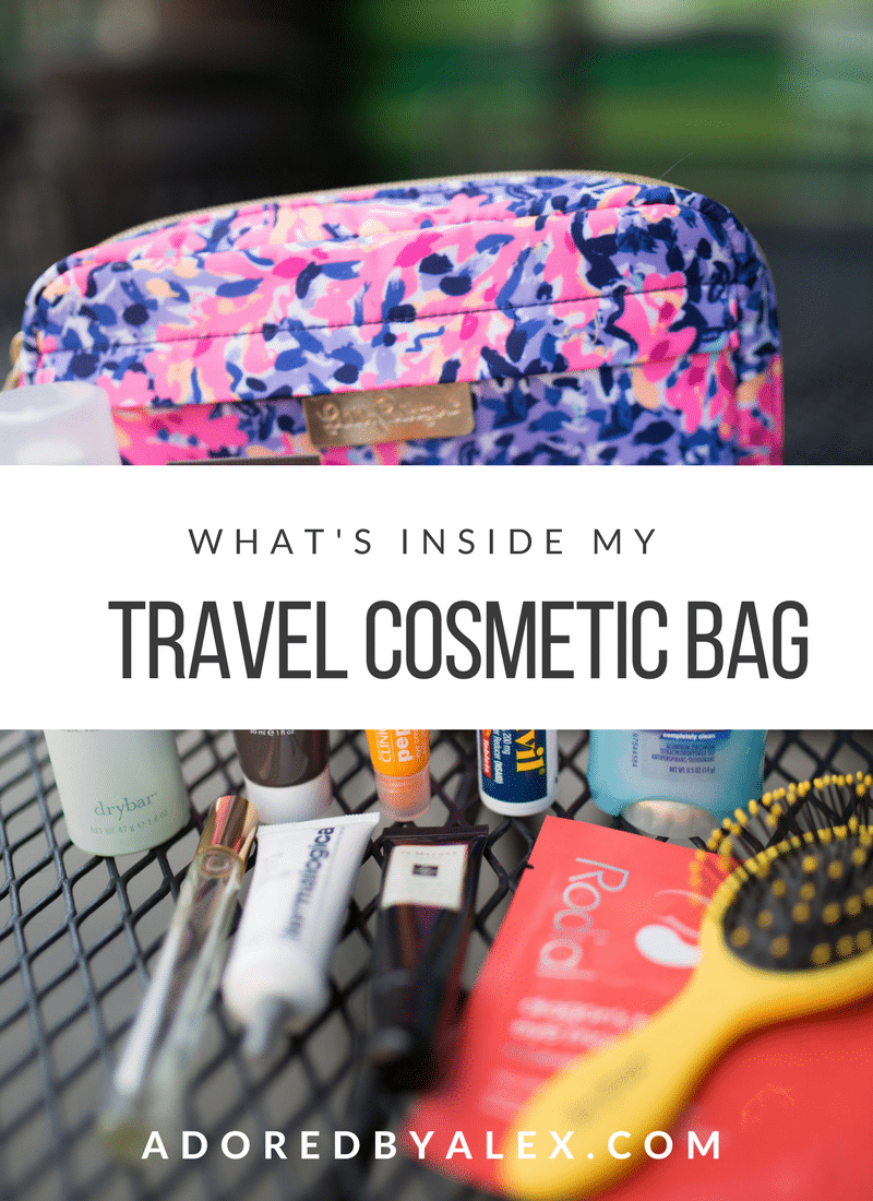 What’s inside my travel cosmetic bag