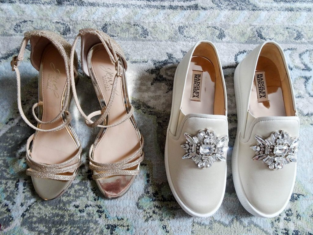 Badgley Mischka bridal footwear | shoes for the bride | wedding shoes
