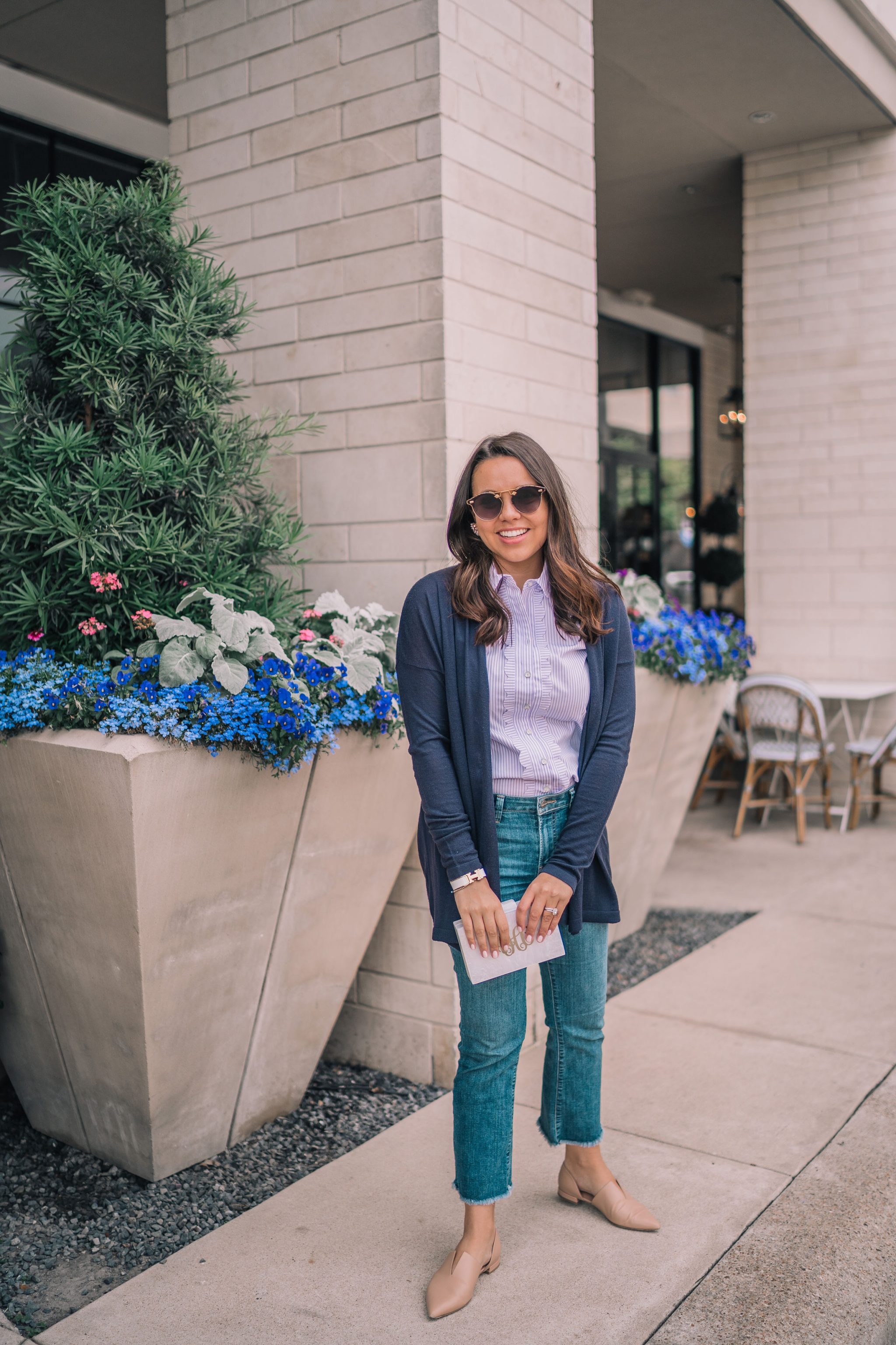 Classic Vince nude flats, spring outfit ideas