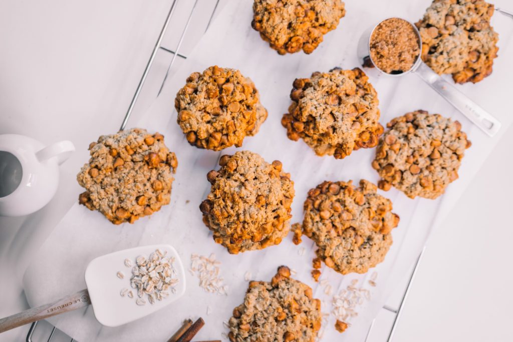 Healthy Butterscotch and Oatmeal cookies | Adored by Alex