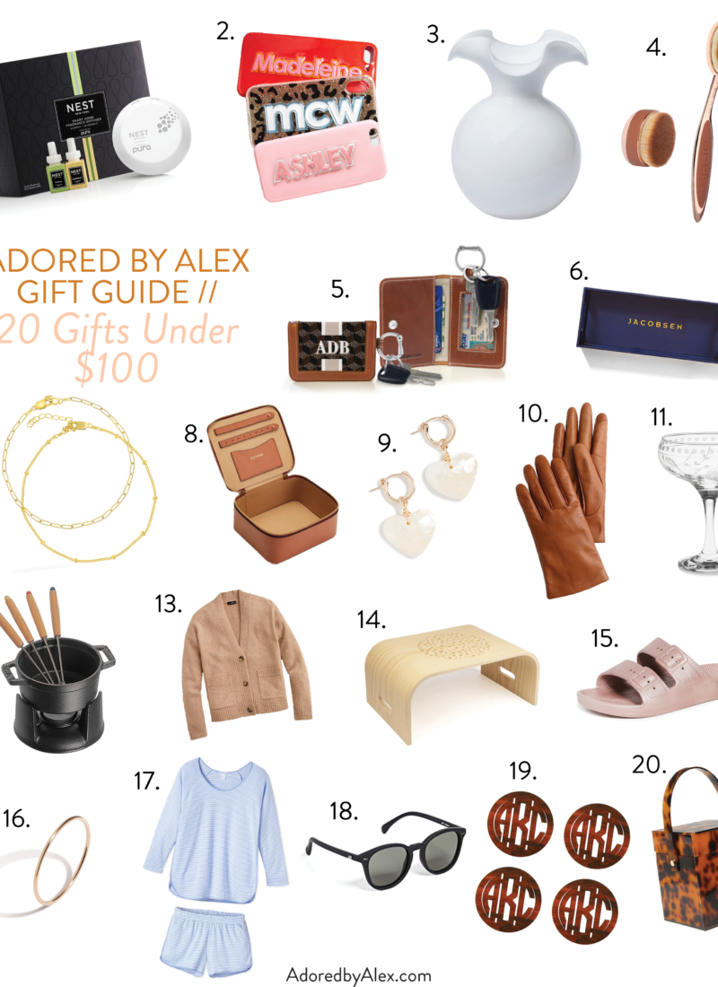 20 gifts for her under $100 - adored by alex