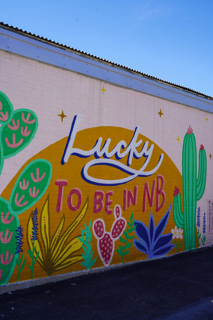 New Braunfels mural, photo spots in the city | Adored by Alex