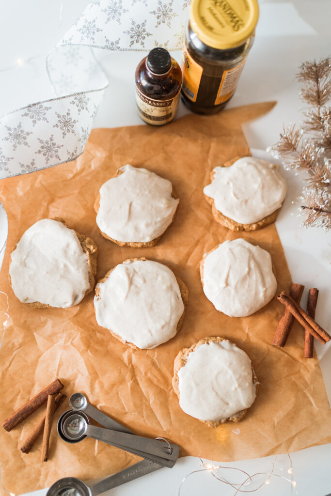 Ginger spiced sugar cookies with frosting | Adored by Alex