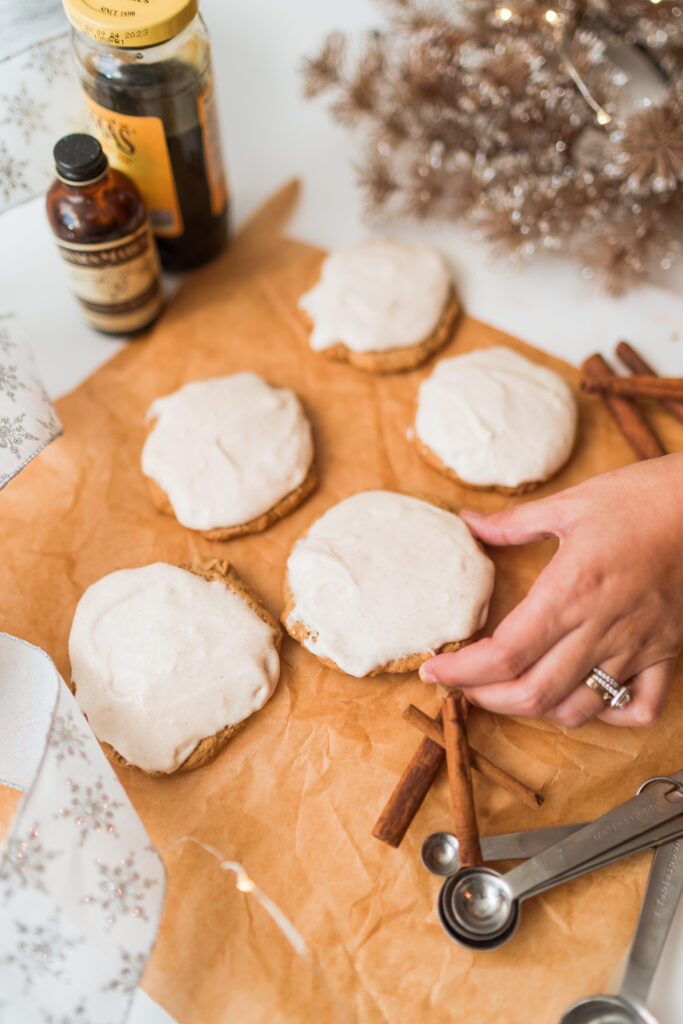 Ginger spiced sugar cookies recipe for holiday cookie exchange | Adored by Alex