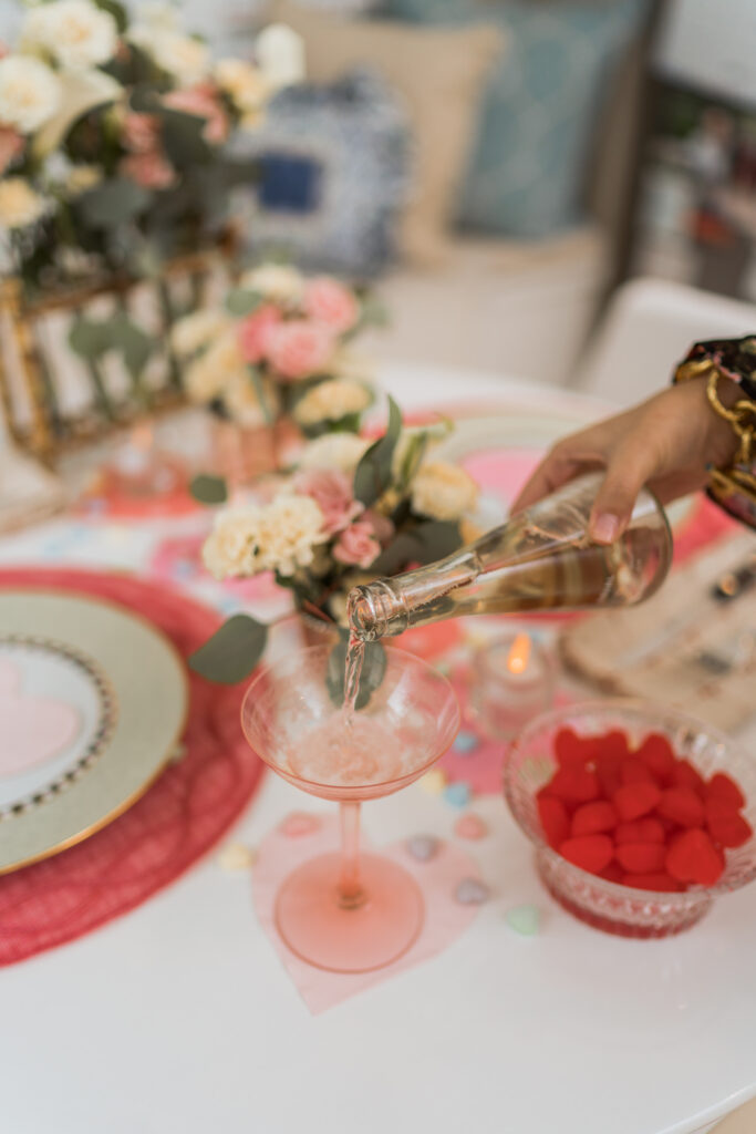 Valentine's Day tablescape for two | Adored by Alex